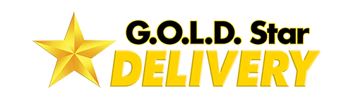 Gold Star Delivery Logo Large